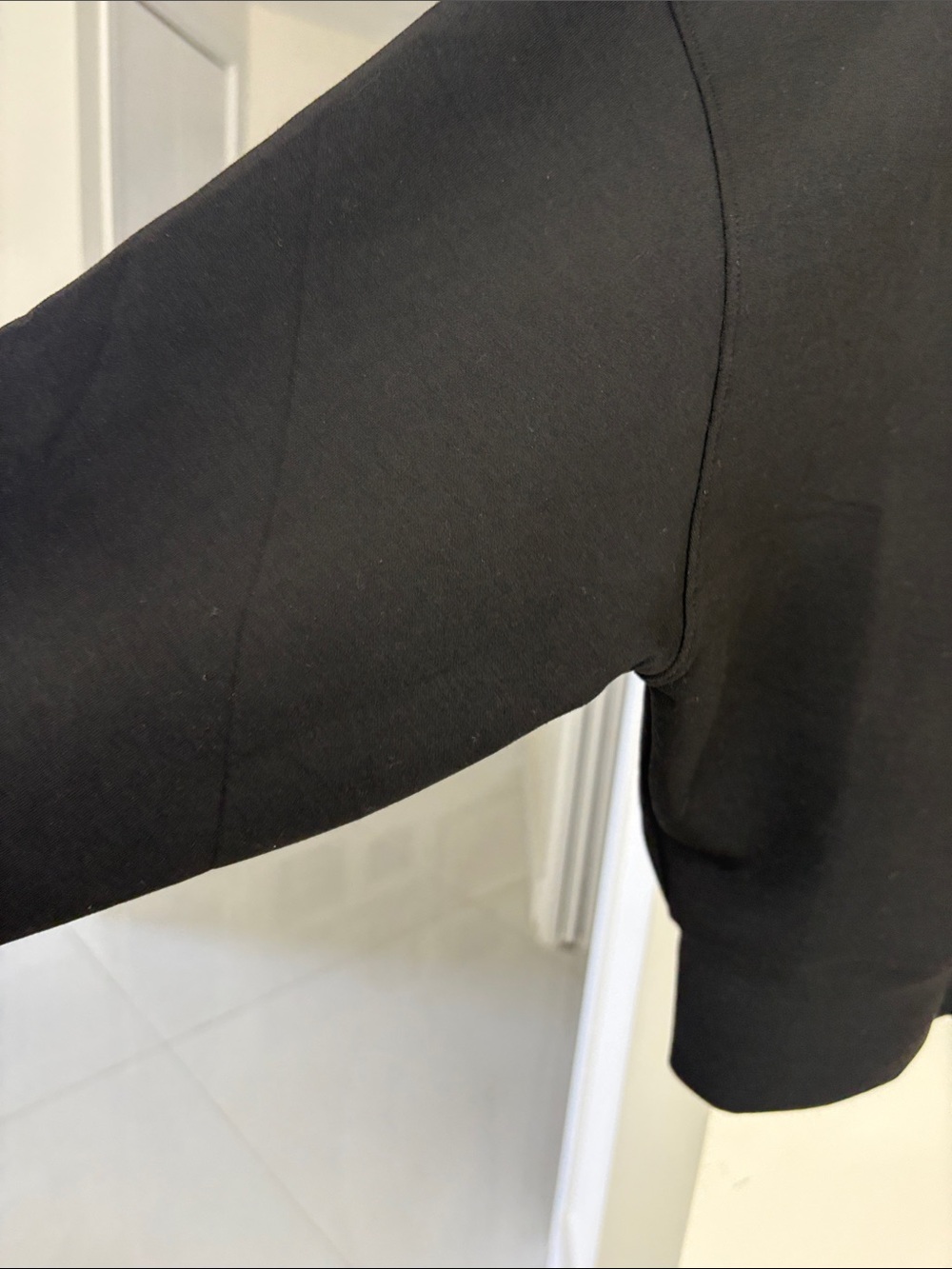NWT Express Black Zip-Neck Pullover - Picture 3 of 5